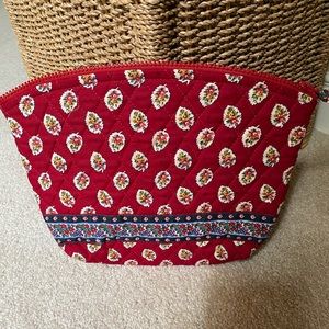 Vera Bradley Red Leaf Large Cosmetic Bag